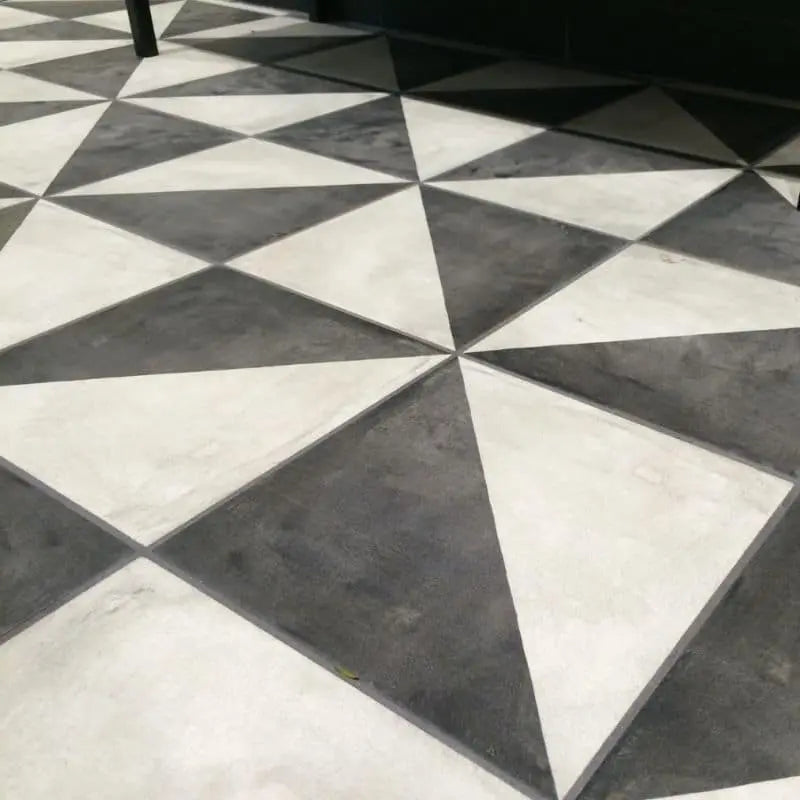 Victorian style tiles in modern times