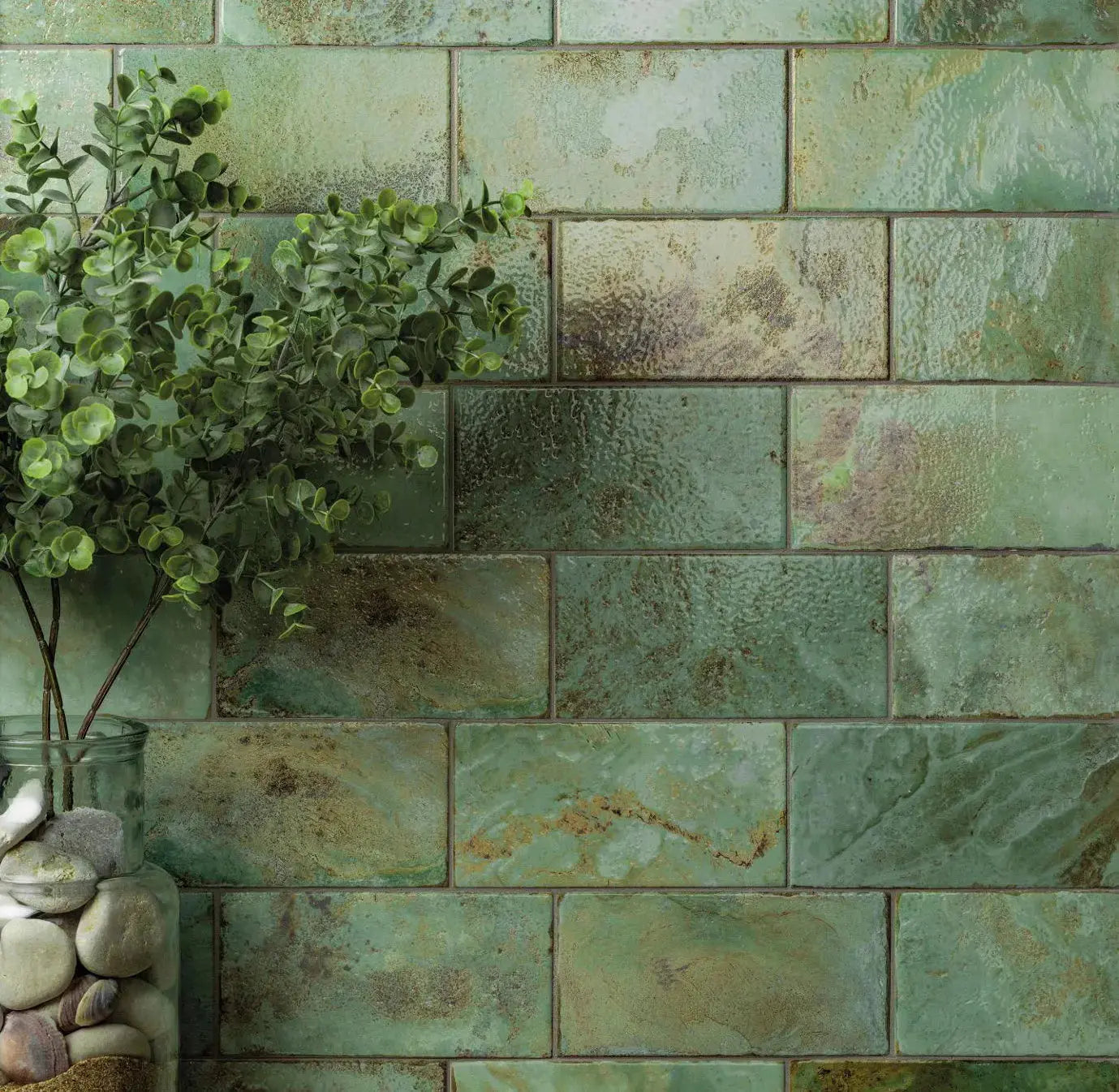 Green tiles ideas