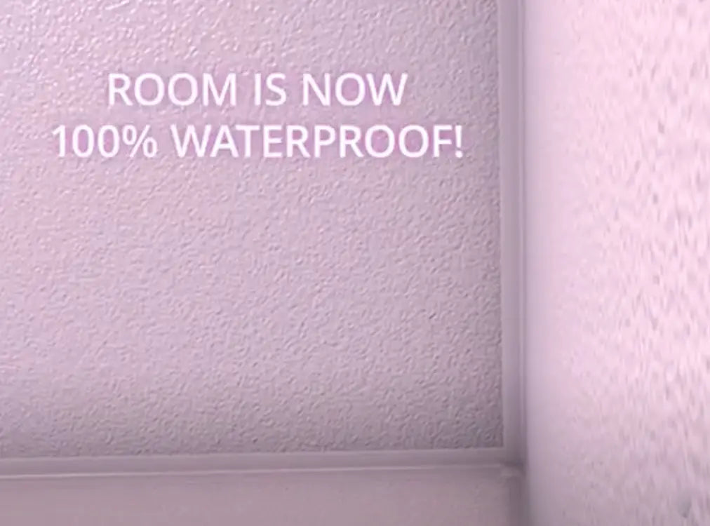 wet room wall and floor