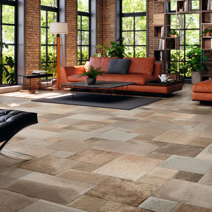 Lounge room floor tiles