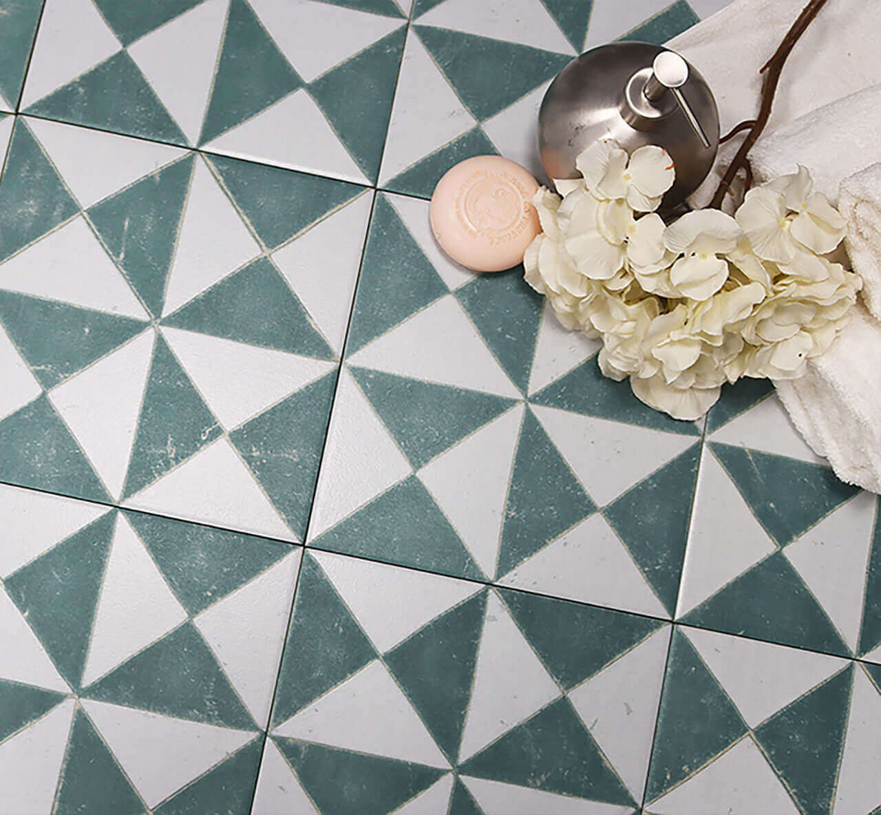 Green Moroccan Tiles