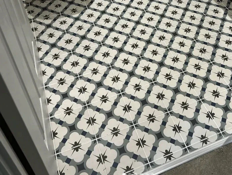 Cloakroom tiles