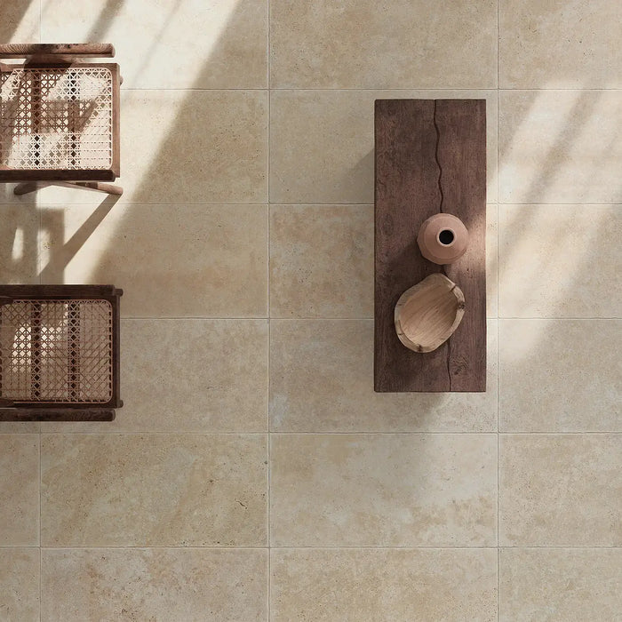 Beige Kitchen Floor Tiles