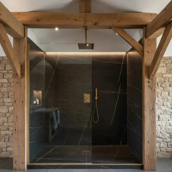 Black marble effect tiles - TILEJOB.CO.UK