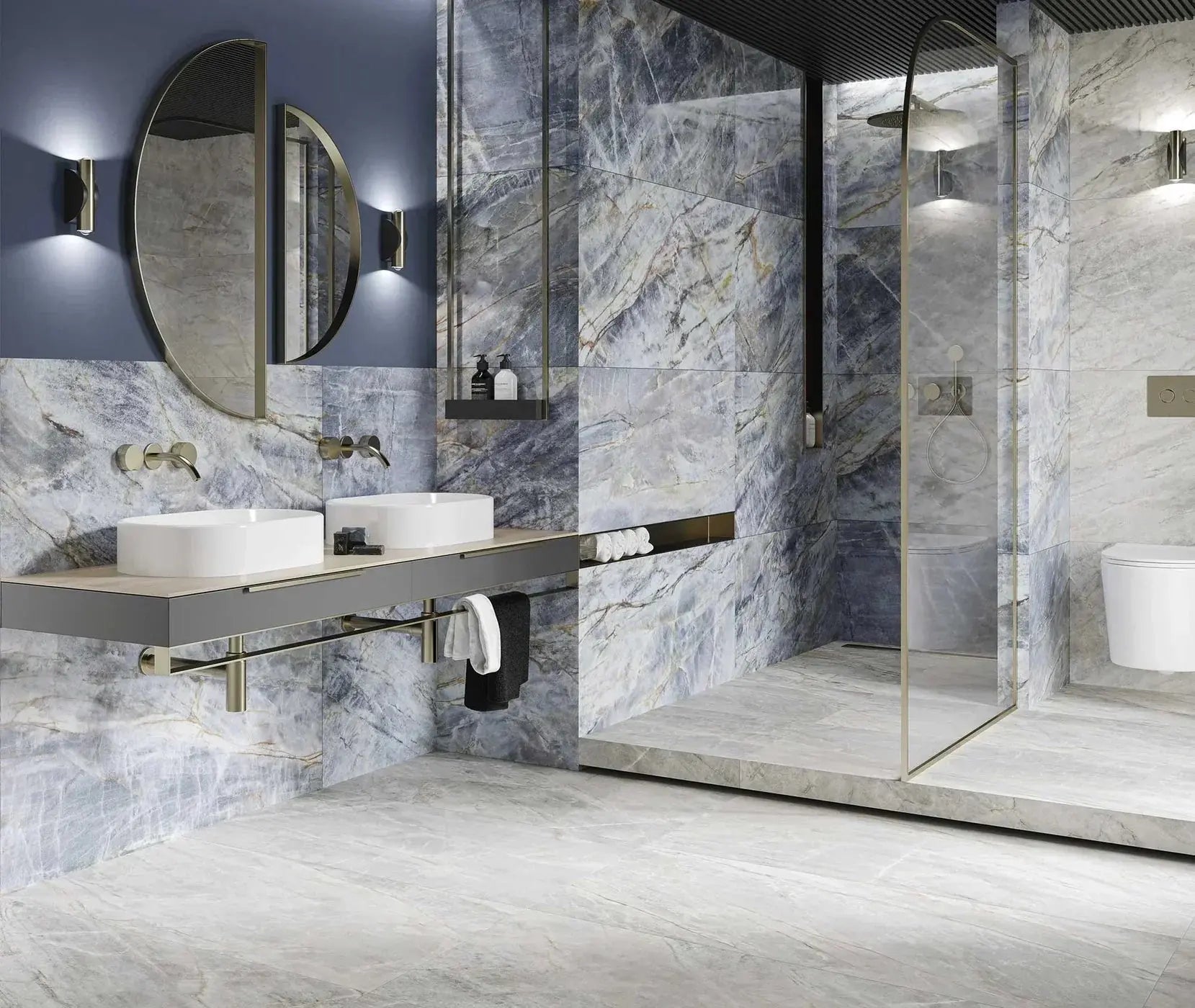 Polished porcelain tiles- timeless luxury