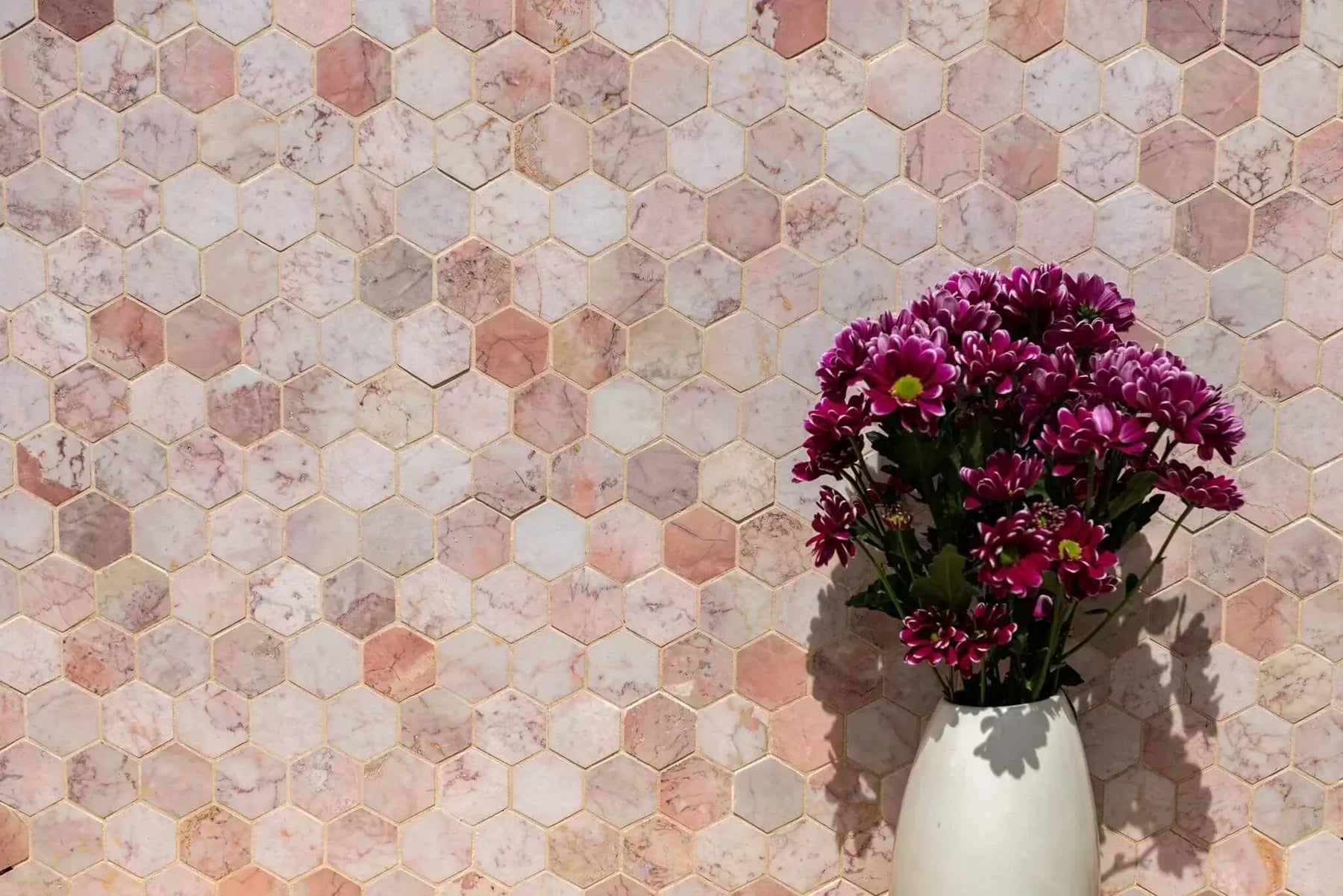 Mosaic tiles in the kitchen