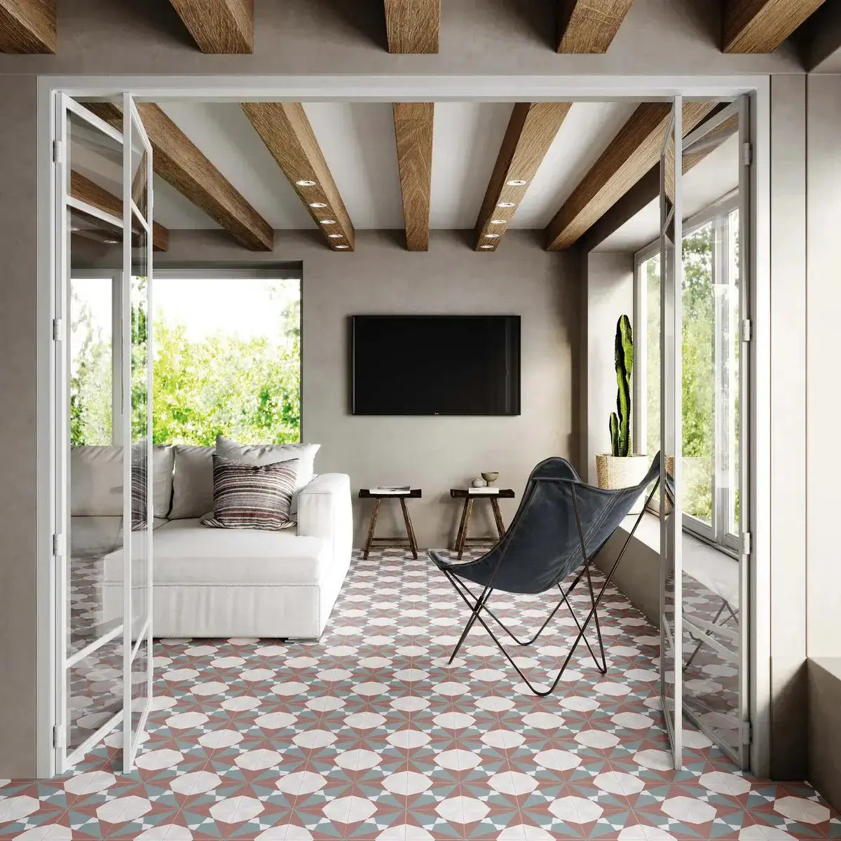 Hallway tiles