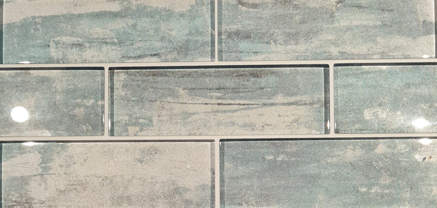 Driftwood Green Mosaic Wall 350x300x8mm