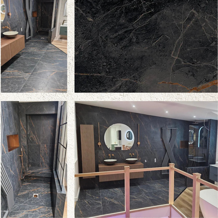 Arena Carbon Matt porcelain tiles 60x120cm