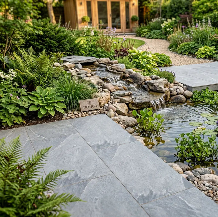Brazilian Grey outdoor porcelain tiles 60x90x2cm