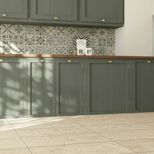 Burbank Storm Beige Stone Effect Porcelain Wall and Floor Tiles 600x400mm