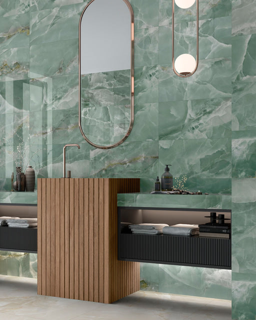 Lustro Onix Green Ceramic Tiles 30x60cm