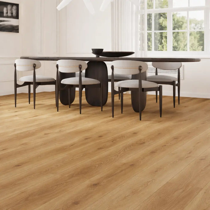 Original Oak Elite Engineered Wood Flooring HDF Long Length cut sample