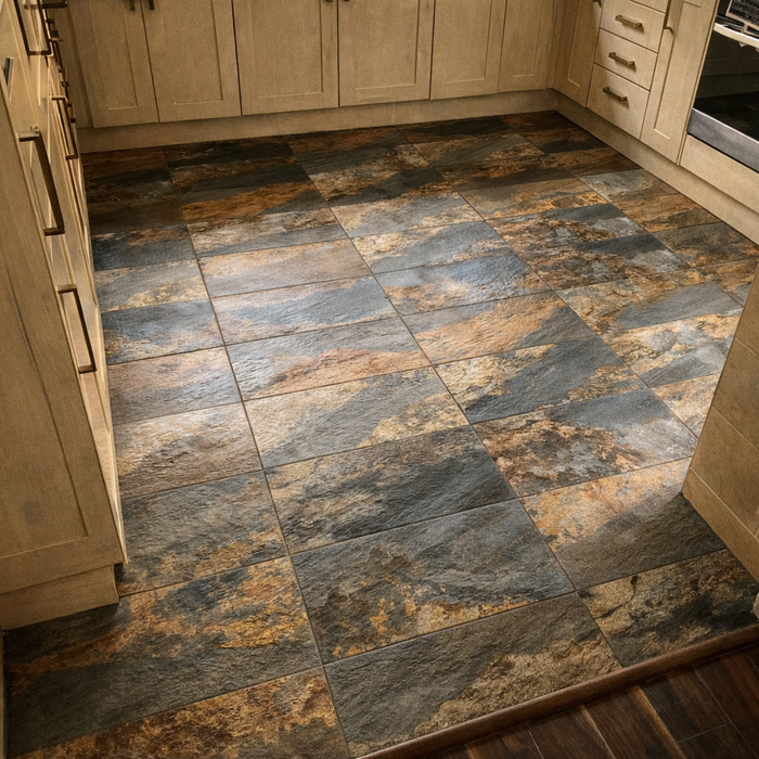 Bourgas Rustic Brown Matt  porcelain 308x610x10mm