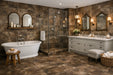 Copper Metal Matt Tiles cut sample TILEJOB.CO.UK