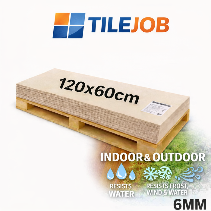 Tile Cement Backer Boards Tilejob 6mm, 60x120cm