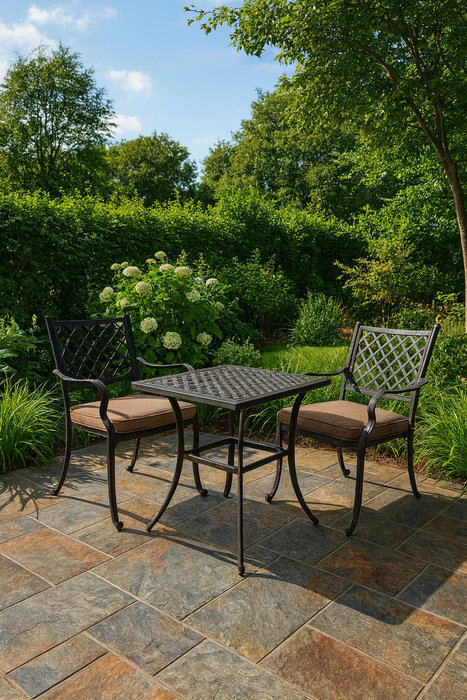 Multi Colour Rust Slate Outdoor Opus Porcelain Paving Tiles Mix Pallet deal 21.06m²