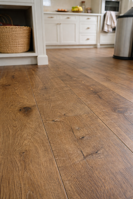 Country Oak Elite Engineered Wood Flooring HDF Long Length 20X185cm