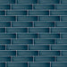Pattern of blue rectangular tiles