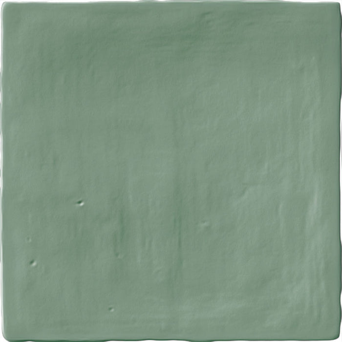 Zellige Green Wall tiles 13x13cm