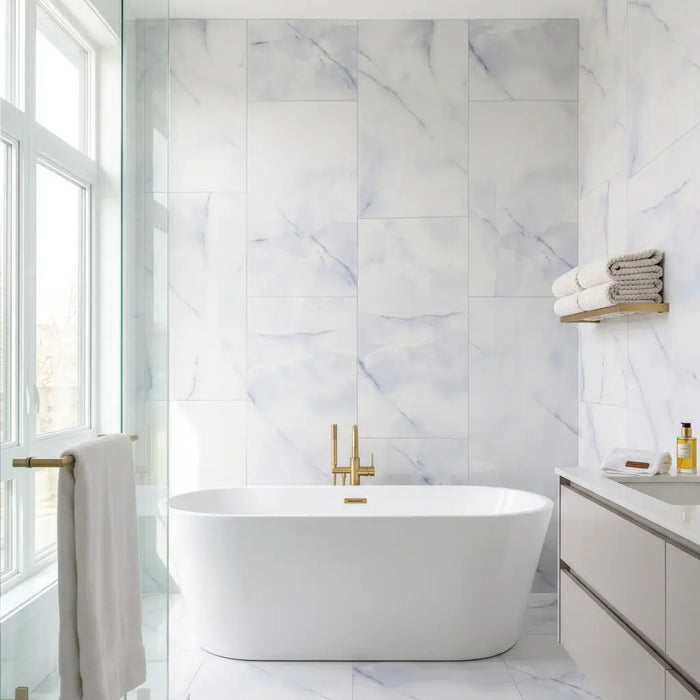 Crystal Blue Onyx tile gloss 30x60cm