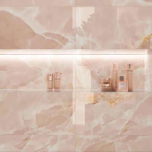 Lustro Onix Pink Ceramic Tiles 30x60cm