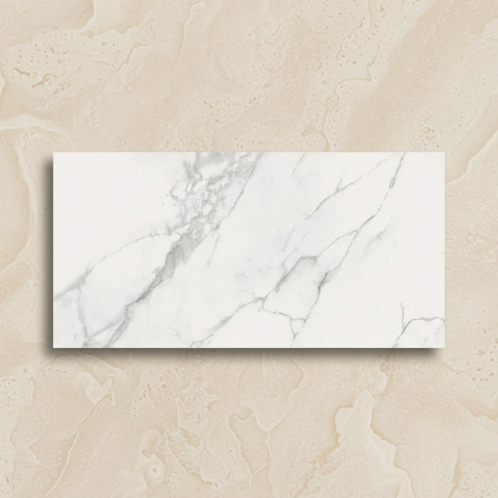 Calacatta Marble White Matt R10 59.8 x 119.8cm