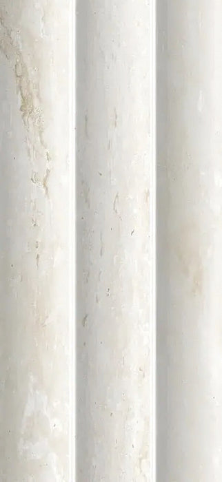 Flutessa Marble Beige Fluted Porcelain Tiles 230x115x8.5mm