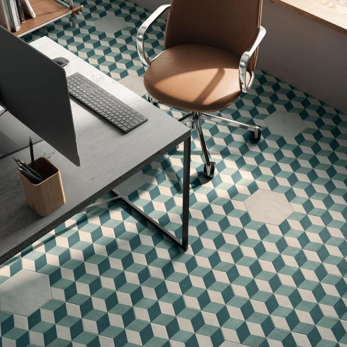 Eden Cube Classic Patterned Tile 20x20cm