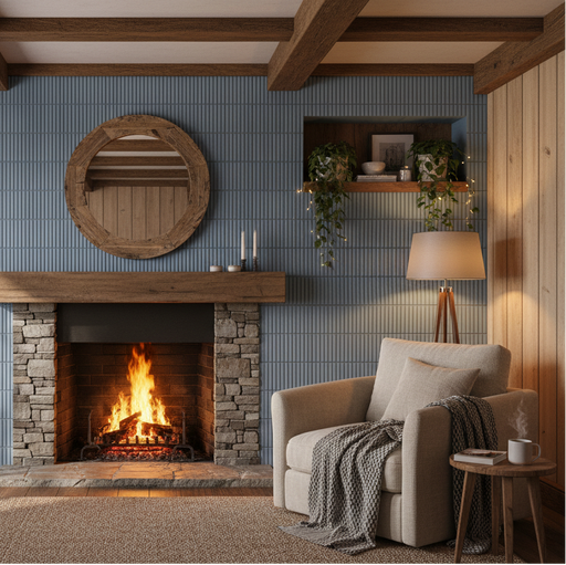 Deco Lingot Blue 32X62.5cm