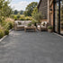Makira Outdoor Dark Grey Concrete Effect Floor Tiles 60x60cm