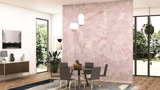 Onyx pink calma gloss tiles 60x120cm All tiles TILEJOB.CO.UK
