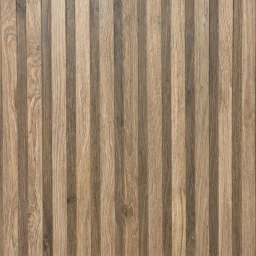 A rectangular wood panel with vertical grain in mixed natural wood tones, shown flat against a plain white background.