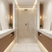 Moonlight Ivory porcelain tiles 60x60cm and 60x30cm