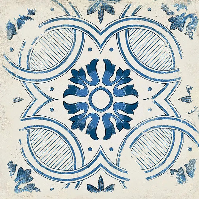 Terra Bella Azzurra pattern tiles