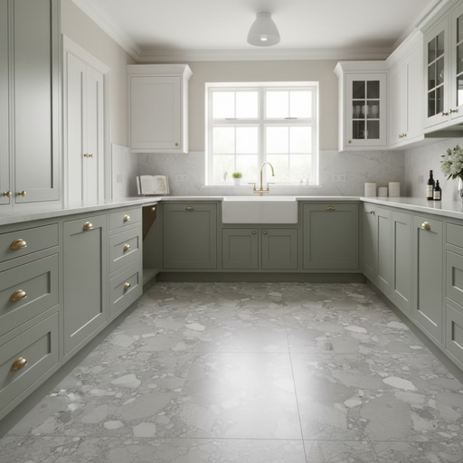 Piazza perla terrazzo porcelain tiles 60x120cm