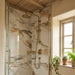Imperial Cascade Marble Beige Gloss 60x60 and 60x30cm
