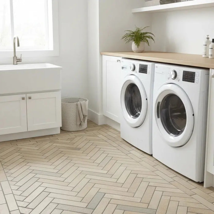Keswick Beige Brick Terracotta-Effect Porcelain Tiles 62x235mm