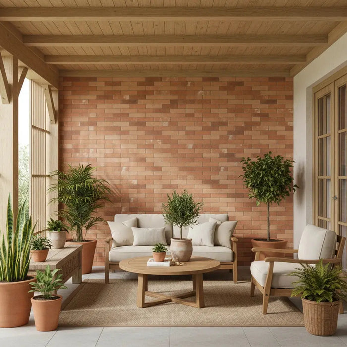 Keswick Brown  Brick Slips Porcelain tiles 62x235mm
