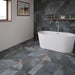 Burbank Storm Blue Grey Stone Effect Porcelain Wall and Floor Tiles 600x400mm
