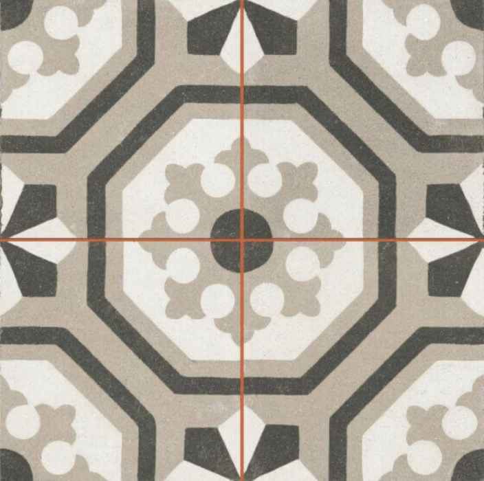 Livada grey vitrified ceramic tiles 45x45cm