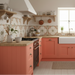 Livada red vitrified ceramic tiles 45x45cm