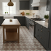 Livada red vitrified ceramic tiles 45x45cm