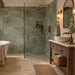 Metallico Iron Copper Brown Porcelain Tiles 60x120cm shower cubicle