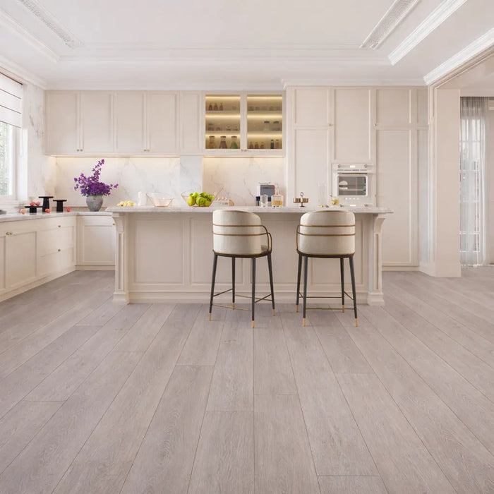 Mist Oak Elite Engineered Wood Flooring HDF Long Length 20X185cm