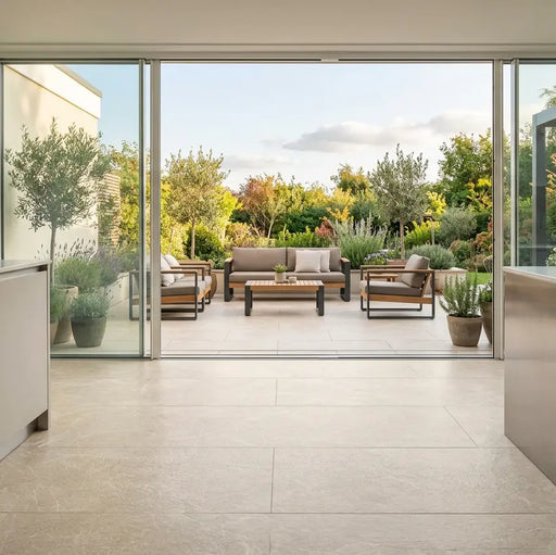 Moonlight Sand Outdoor porcelain tiles 60x120x2cm