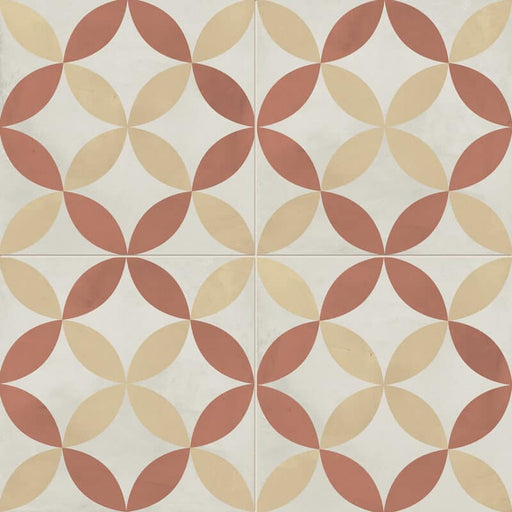 Florida Cotto Porcelain tiles cut sample TILEJOB.CO.UK