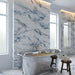 Ocean Blue Marble gloss porcelain tiles
