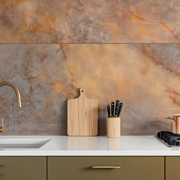 Carat Gold Gloss onyx bathroom tiles cut sample TILEJOB.CO.UK