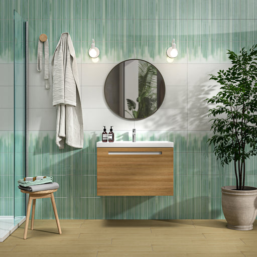 Portofino Blanco White Ceramic Tiles 25x60cm